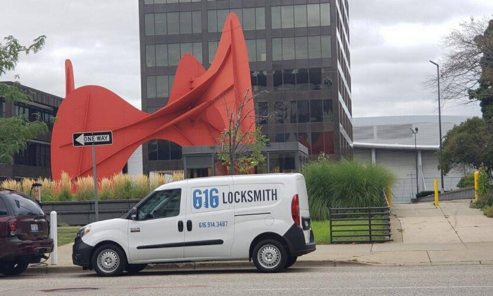 616 Locksmith mobile service van in Grand Rapids